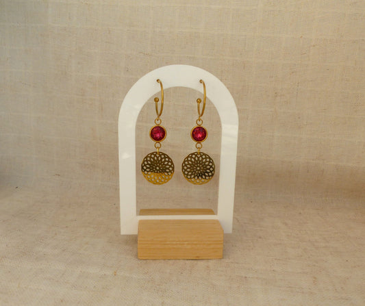 boucles d'oreille acier inoxydable splelegante