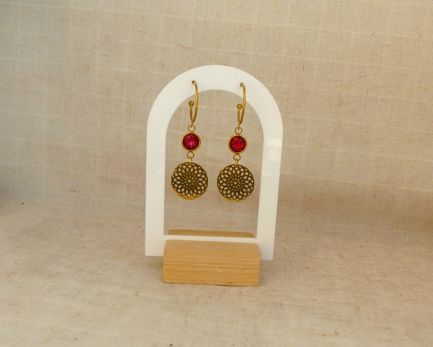 boucles d'oreille acier inoxydabel splelegante