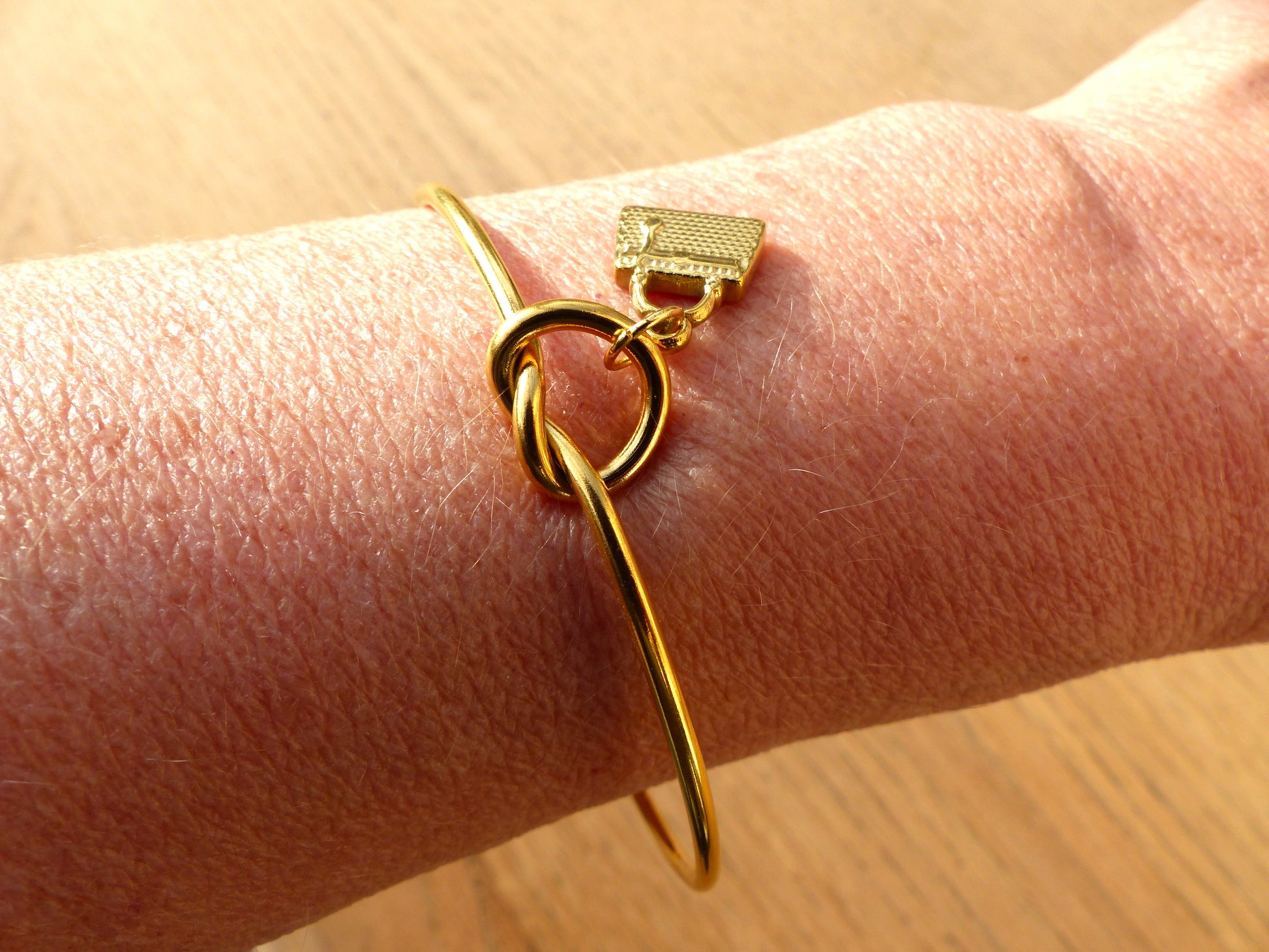 bracelet fait main en france élégant en acier inoxydable, léger par SP LELEGANTE