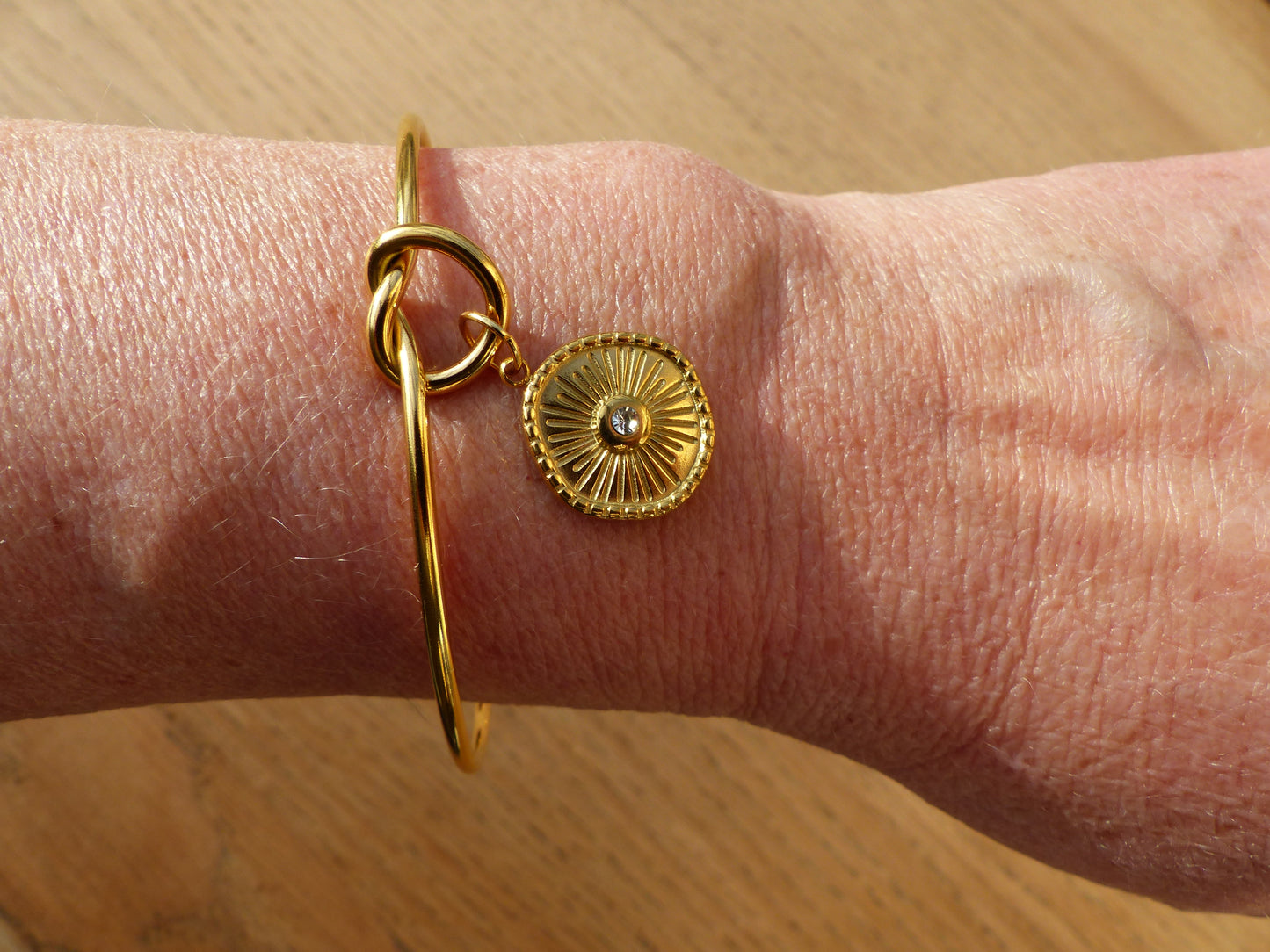 bracelet fait main en france élégant en acier inoxydable, léger par SP LELEGANTE