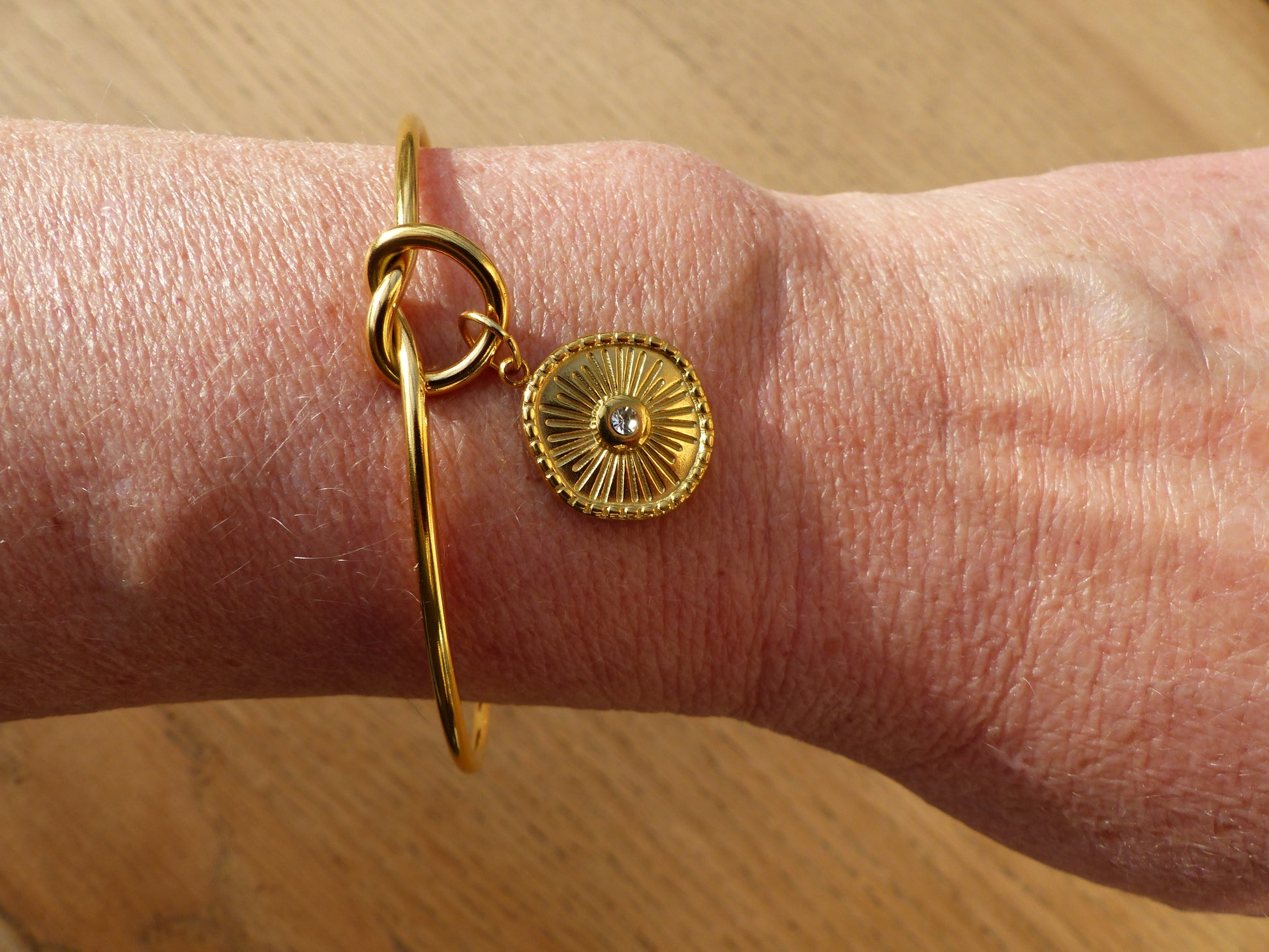 bracelet fait main en france élégant en acier inoxydable, léger par SP LELEGANTE