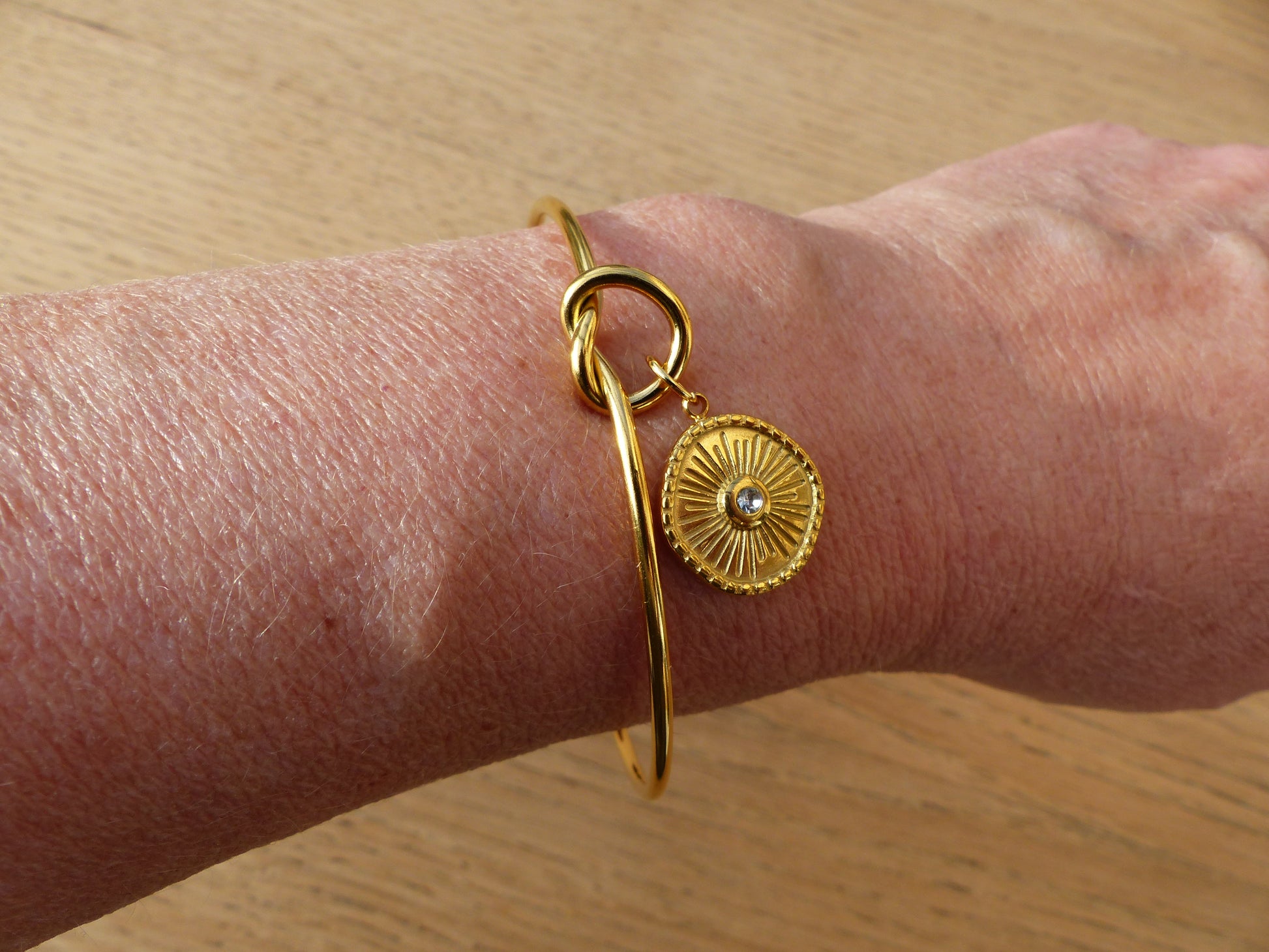 bracelet fait main en france élégant en acier inoxydable, léger par SP LELEGANTE