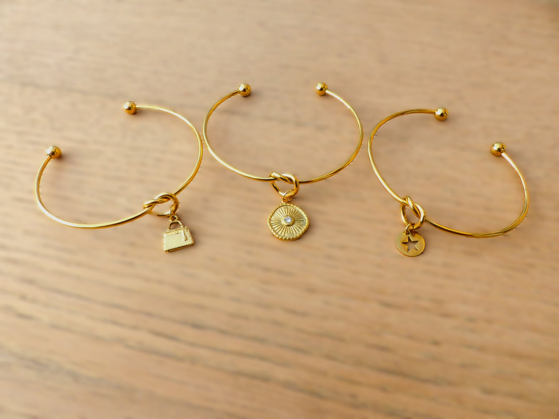 bracelet fait main en france élégant en acier inoxydable, léger par SP LELEGANTE