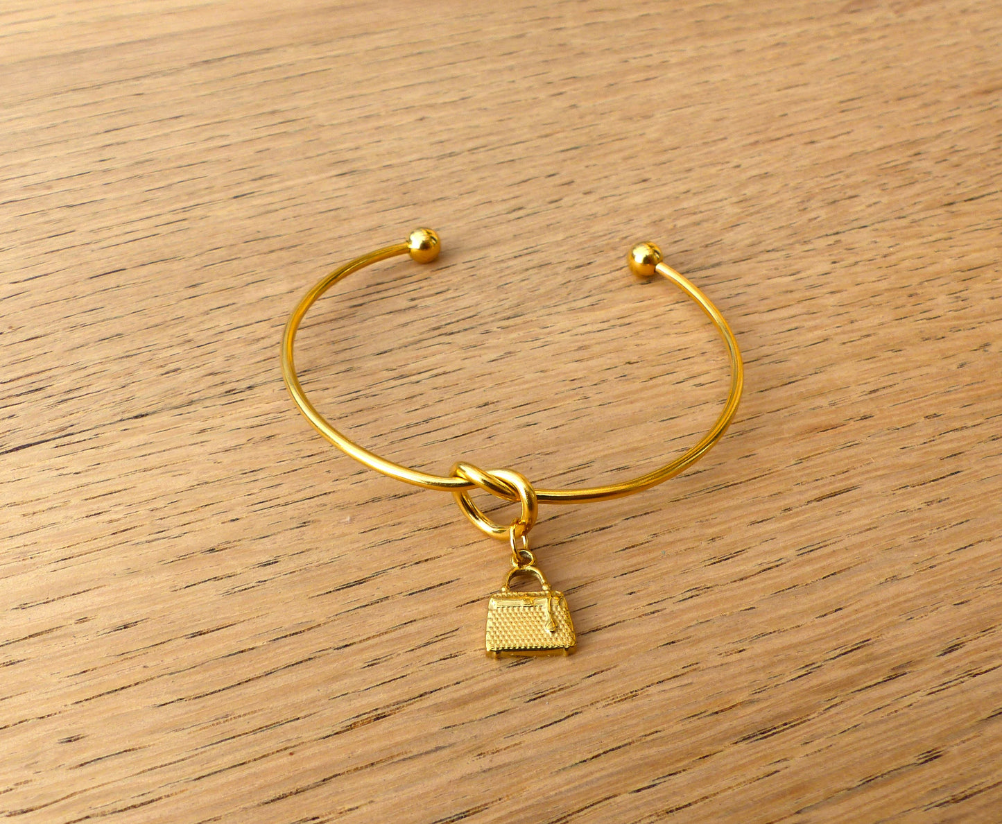 bracelet fait main en france élégant en acier inoxydable, léger par SP LELEGANTE