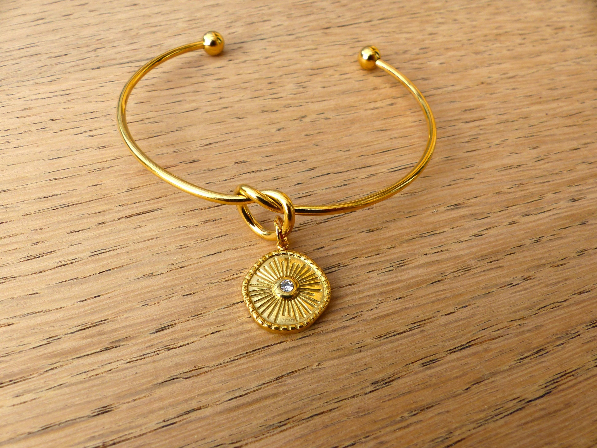 bracelet fait main en france élégant en acier inoxydable, léger par SP LELEGANTE