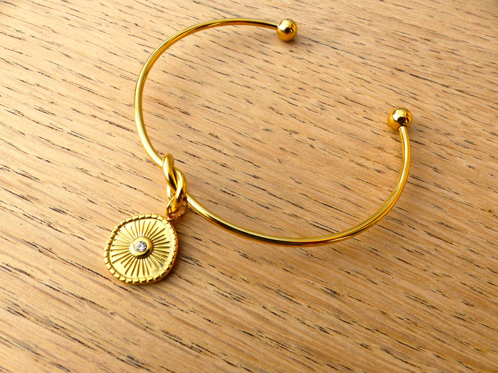 bracelet fait main en france élégant en acier inoxydable, léger par SP LELEGANTE