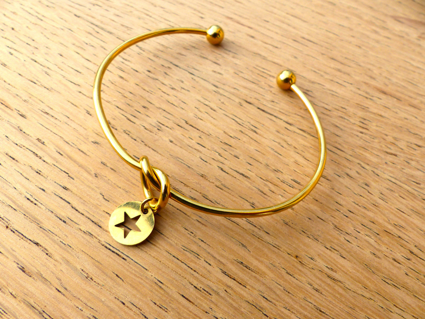 bracelet fait main en france élégant en acier inoxydable, léger par SP LELEGANTE