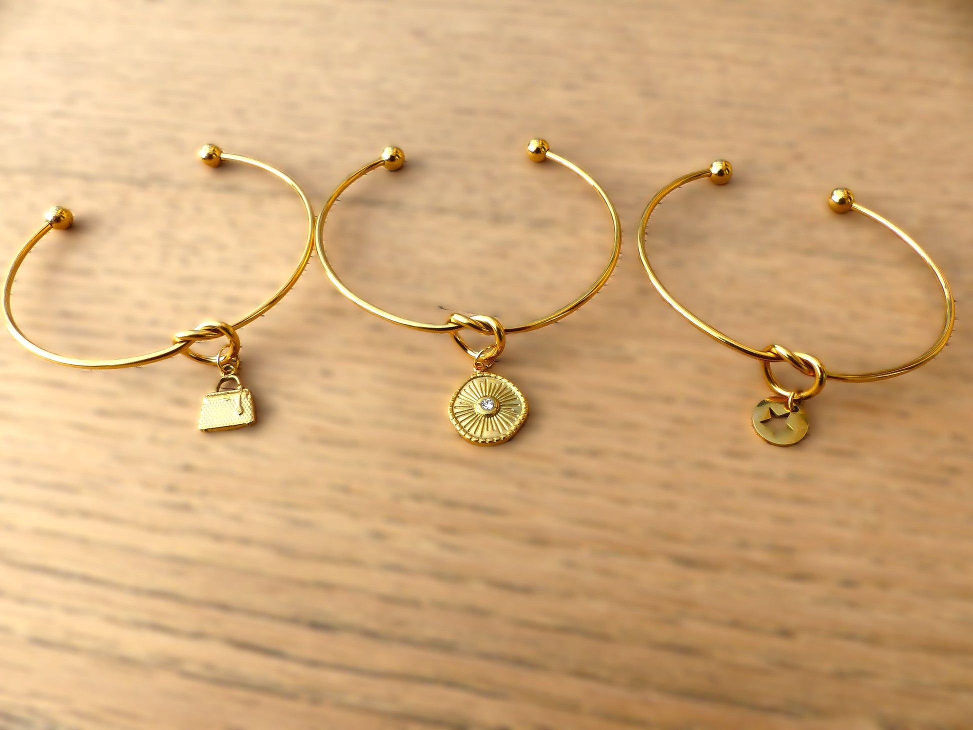 bracelet fait main en france élégant en acier inoxydable, léger par SP LELEGANTE