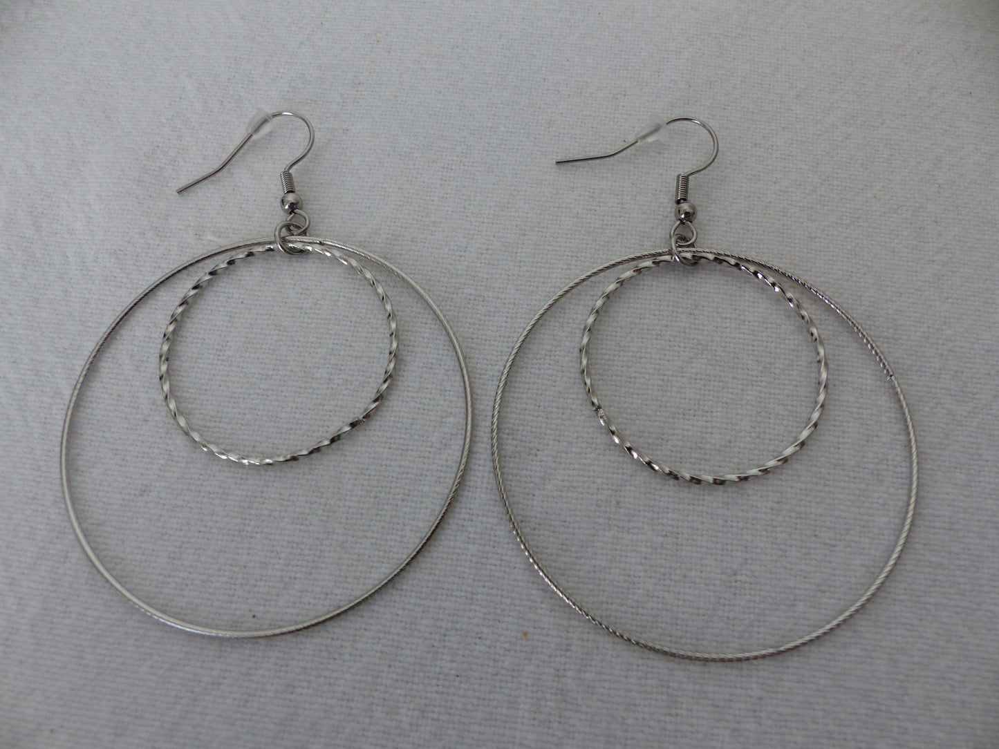 Cala - Boucles d'oreilles en acier inoxydable - Fait main