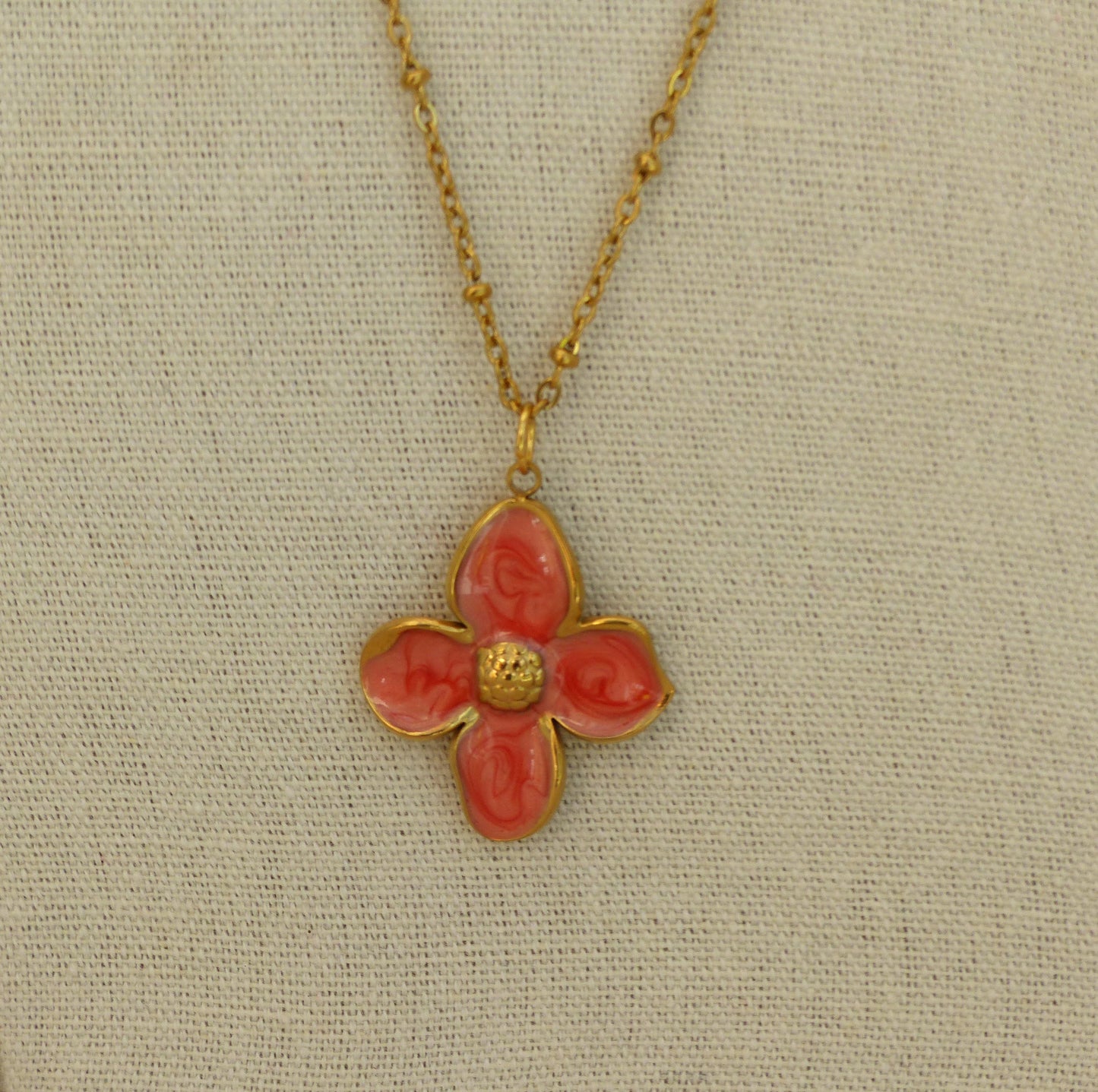 Julie  | Collier acier inoxydable - fait main
