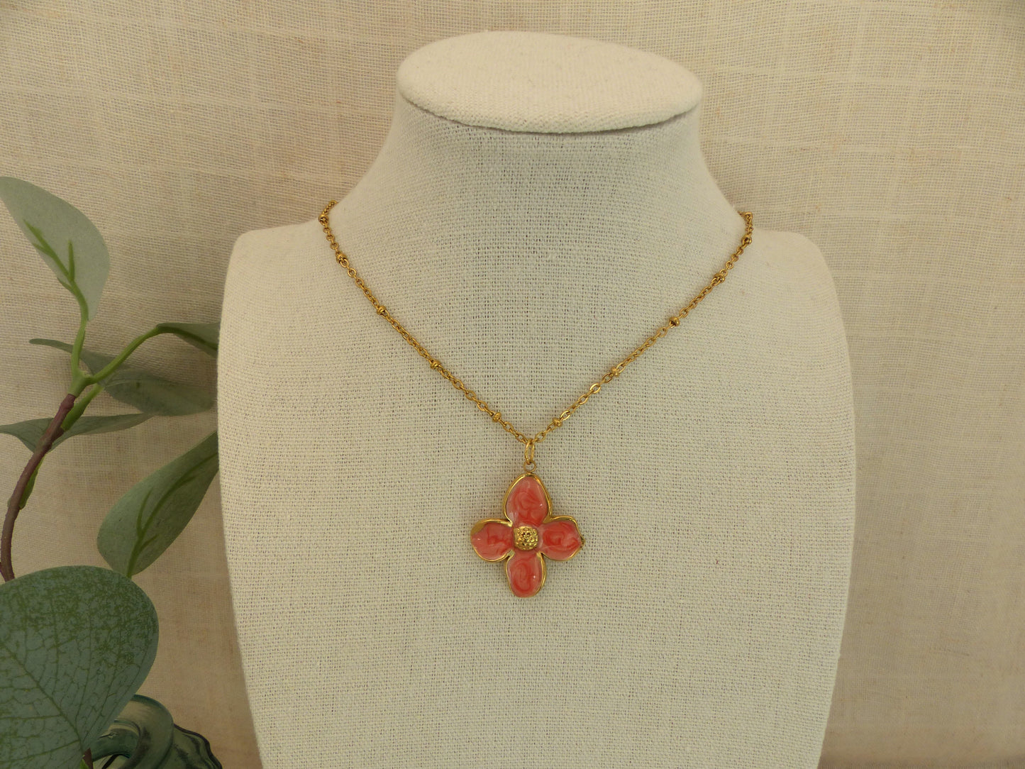 Julie  | Collier acier inoxydable - fait main