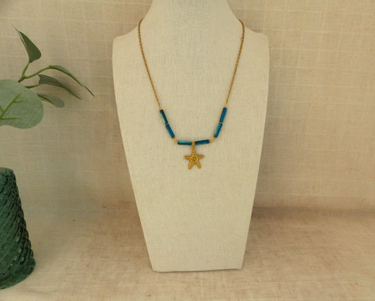 Lou | Collier acier inoxydable - fait main