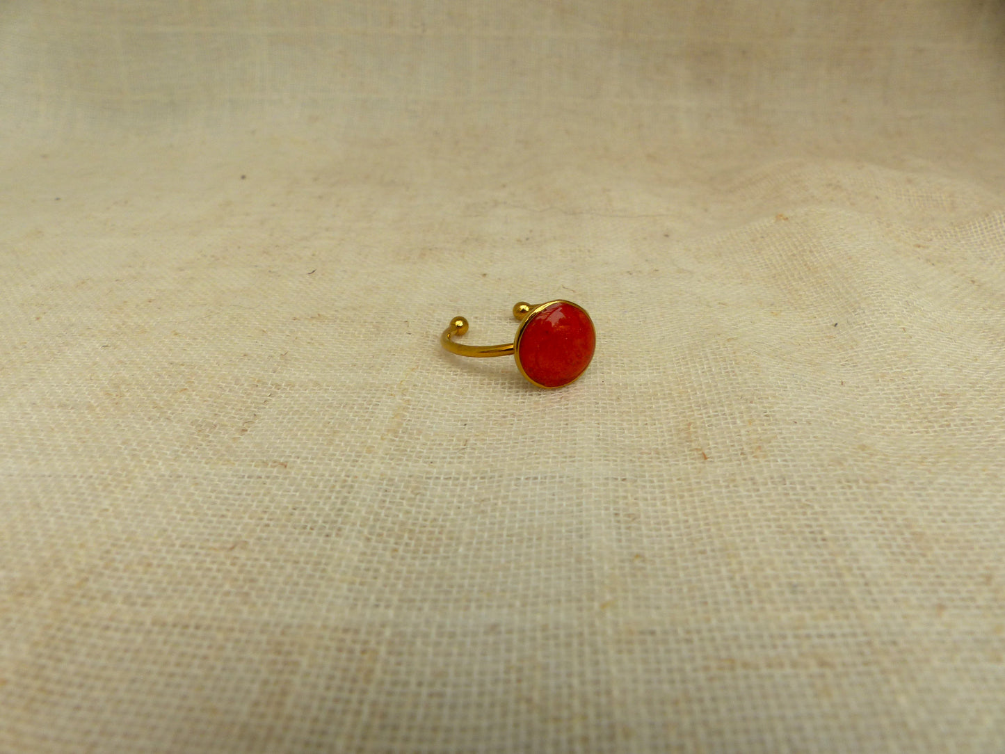 Emilie | Bague acier inoxydable ajustable