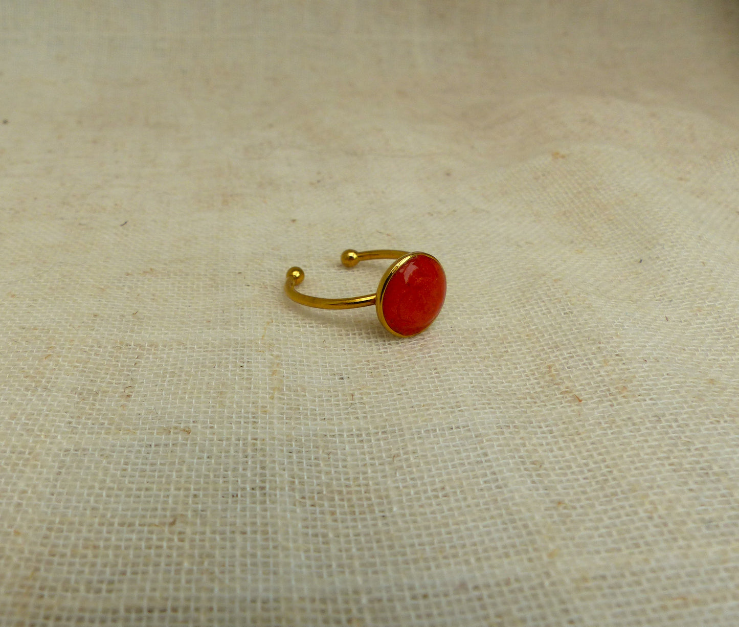 Emilie | Bague acier inoxydable ajustable