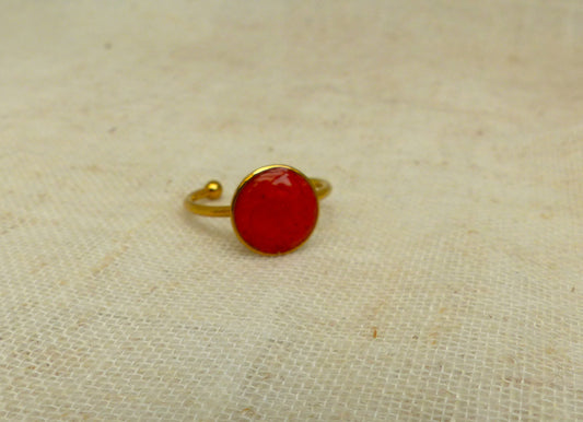 Emilie | Bague acier inoxydable ajustable