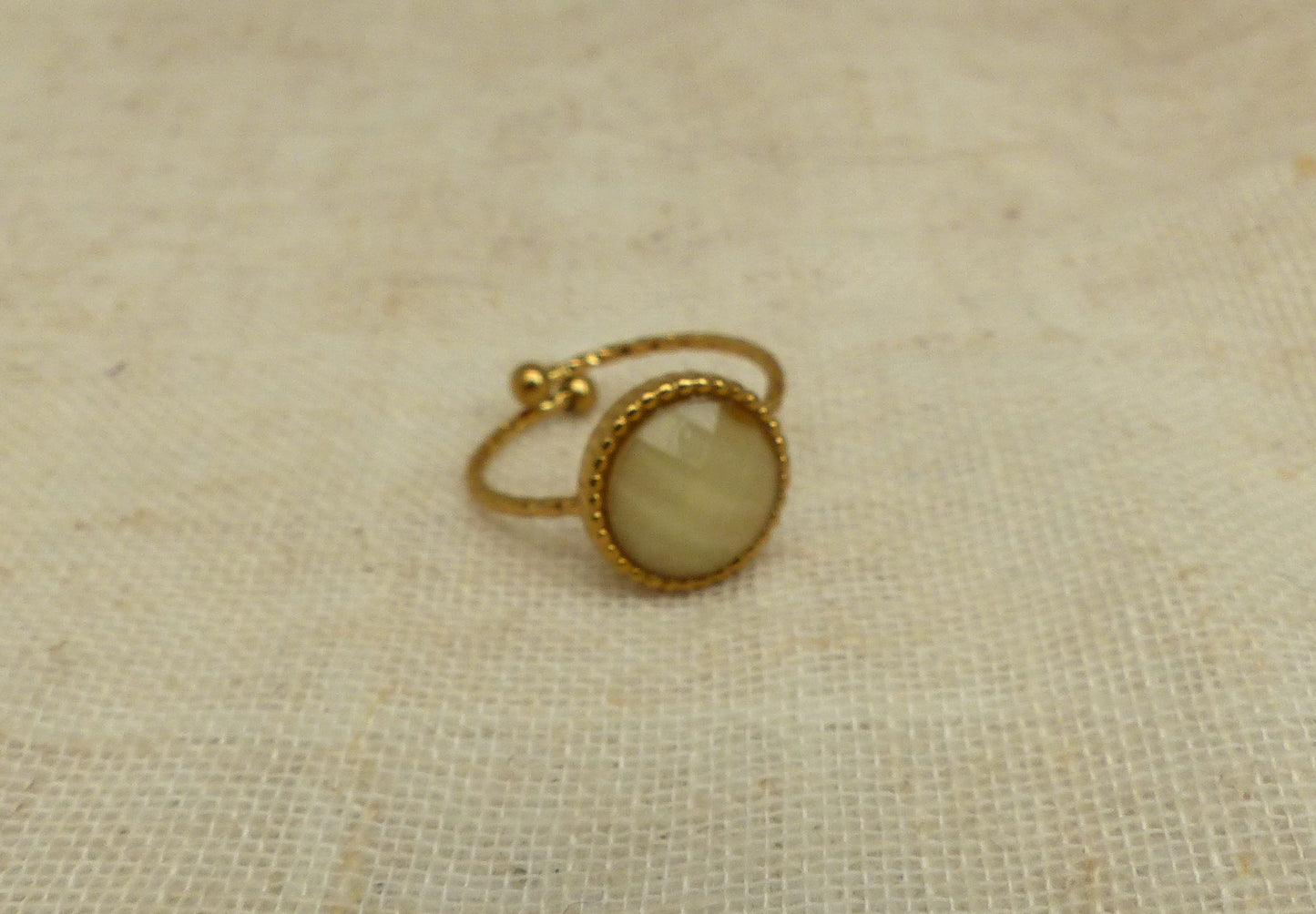 Julie | Bague acier inoxydable ajustable
