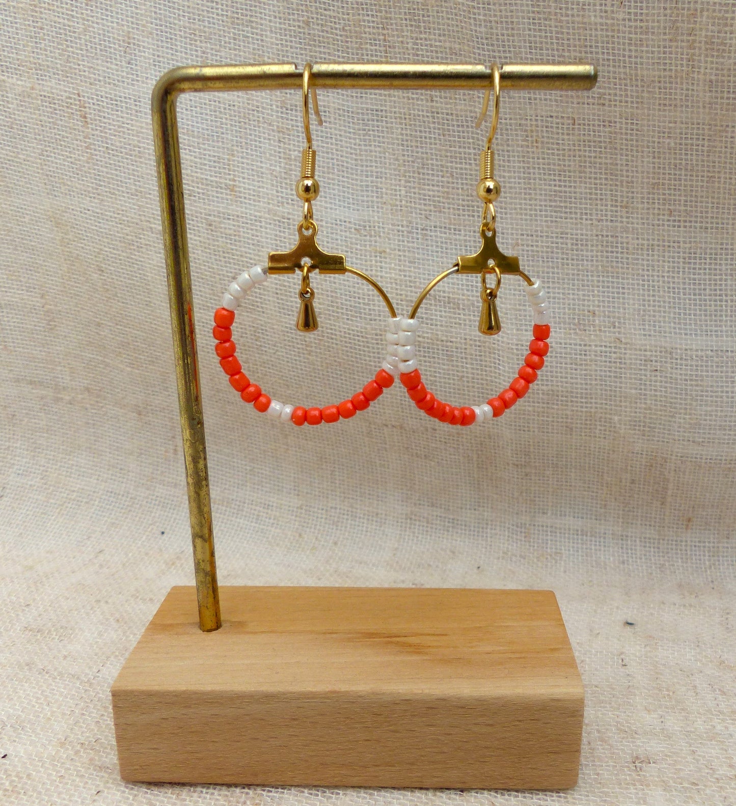 Julie | Boucles d'oreilles - fait main - acier inoxydable
