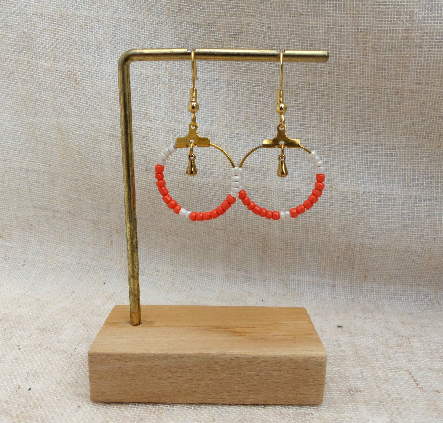 Julie | Boucles d'oreilles - fait main - acier inoxydable