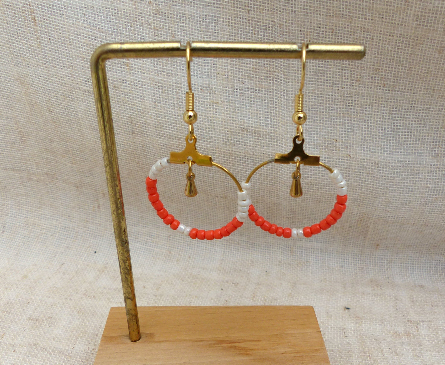 Julie | Boucles d'oreilles - fait main - acier inoxydable