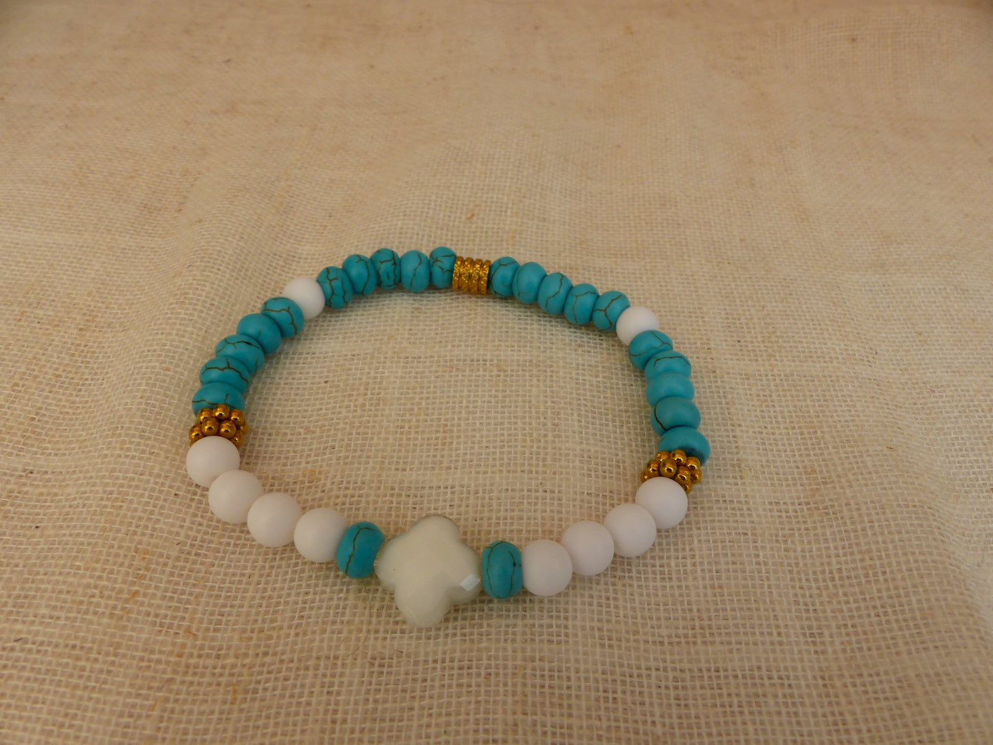 Lou | Trio de bracelet turquoise - jaspe impérial