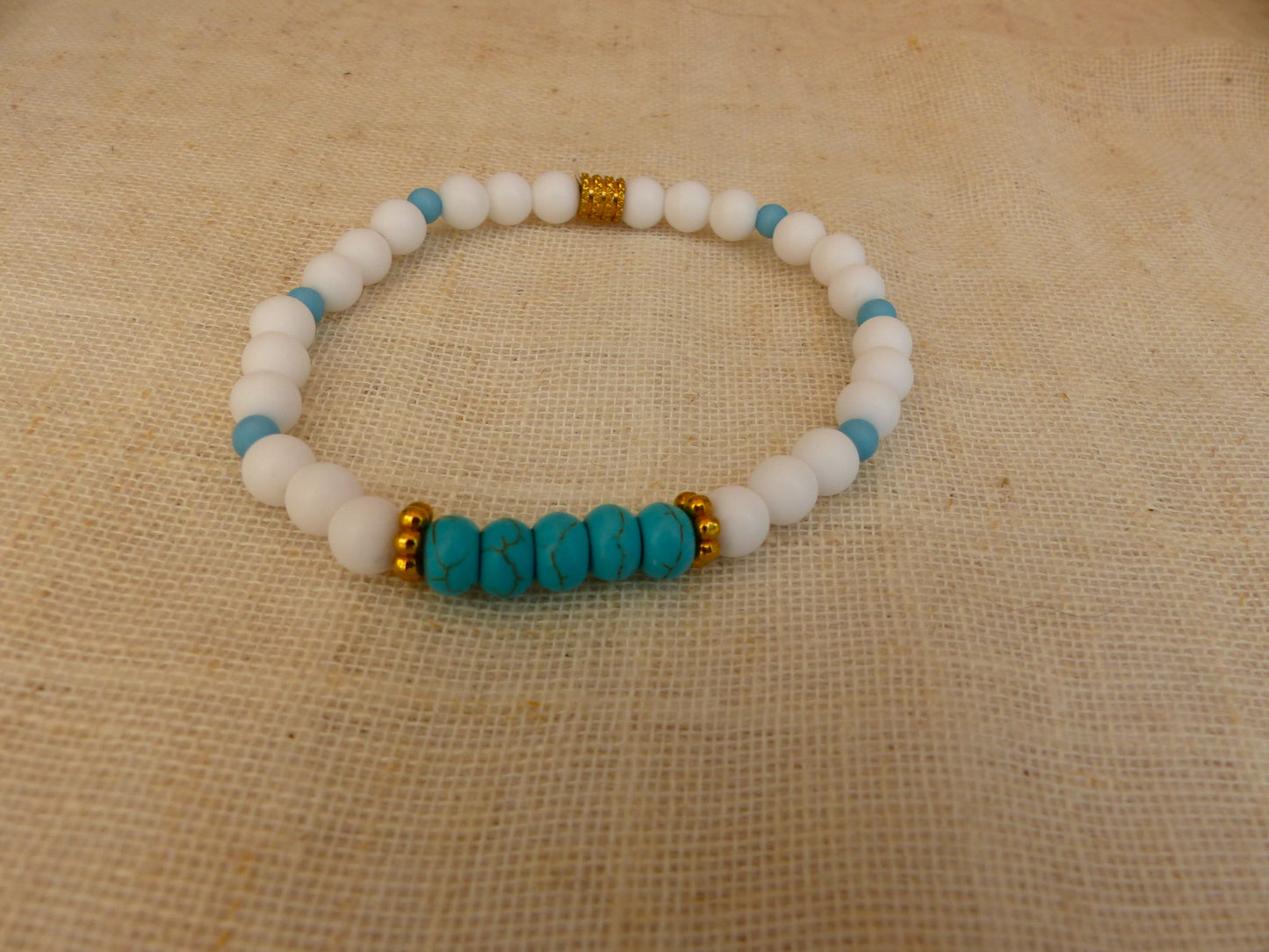 Lou | Trio de bracelet turquoise - jaspe impérial