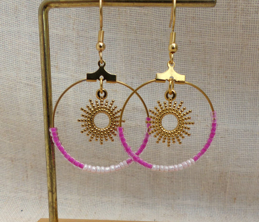 Sofia | Boucles d'oreilles - fait main - acier inoxydable