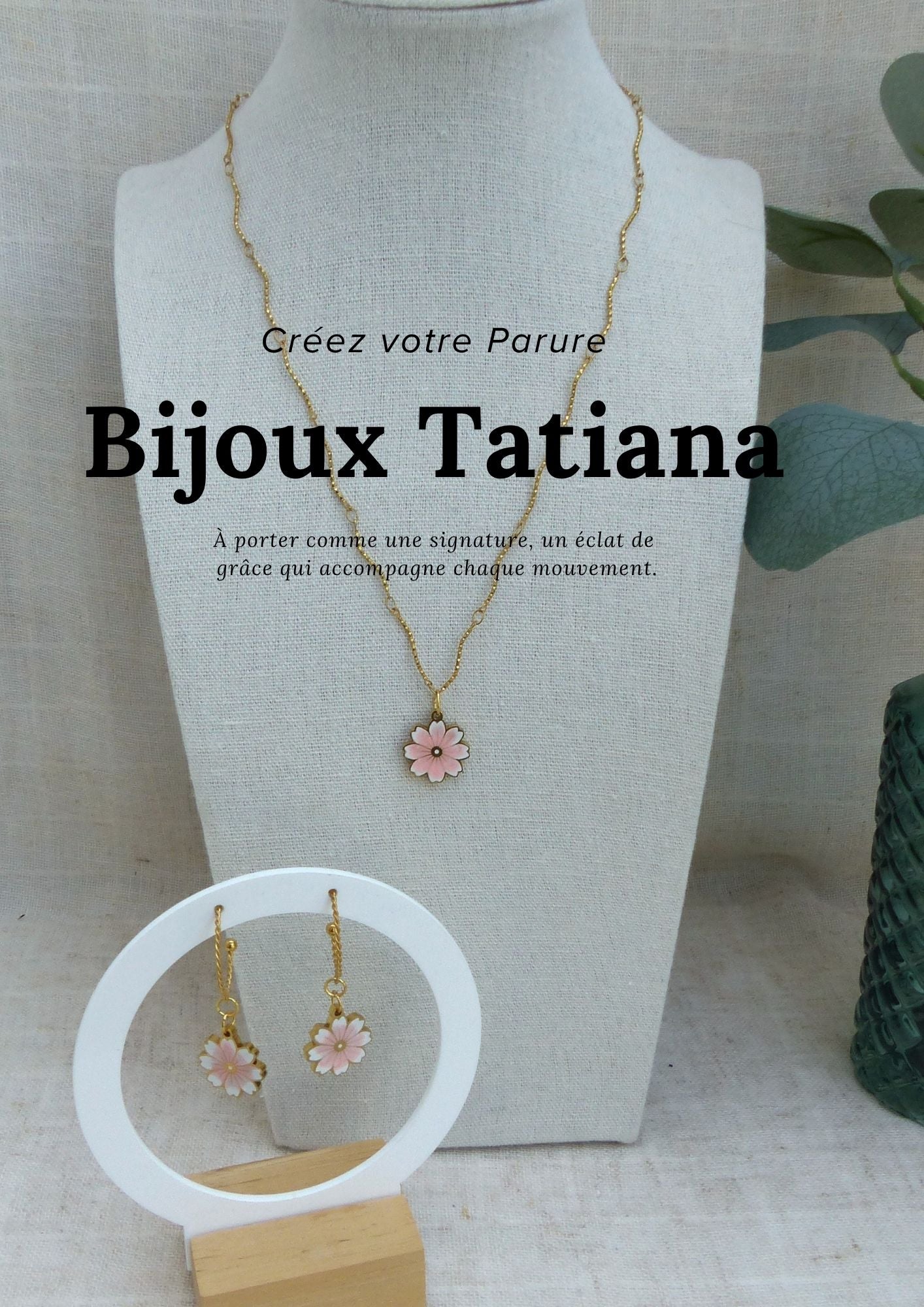 Tatiana | Collier acier inoxydable - fait main