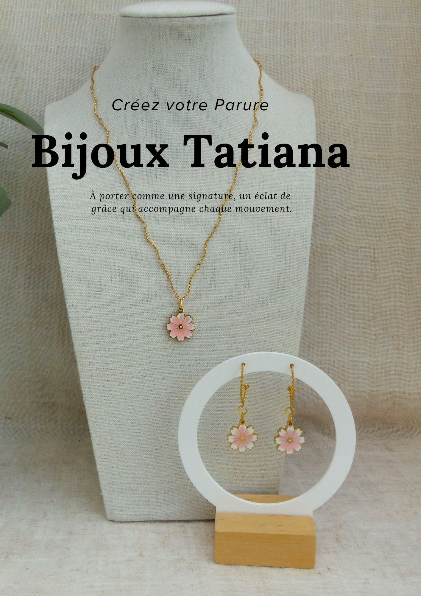 Tatiana | Collier acier inoxydable - fait main